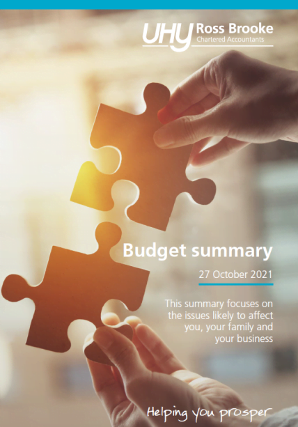 Autumn 2021 budget summary