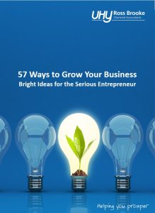 Ideas for entrepreneurs how to grow your business booklet from business advisors UHY Ross Brooke