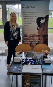 swindon college open day accountant stand