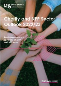 accountants for charities and NFPs outlook on the sector publication