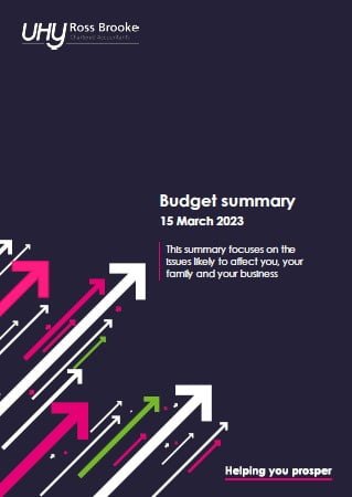 Budget summary March 2023