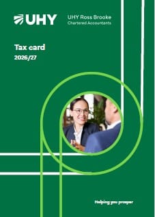 key tax rates for 2026-2027