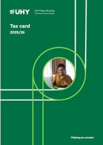 List of most popular tax rates for 2025/26