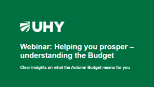 Budget webinar - expert tax advice