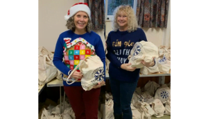 newbury accountants delivering food parcels