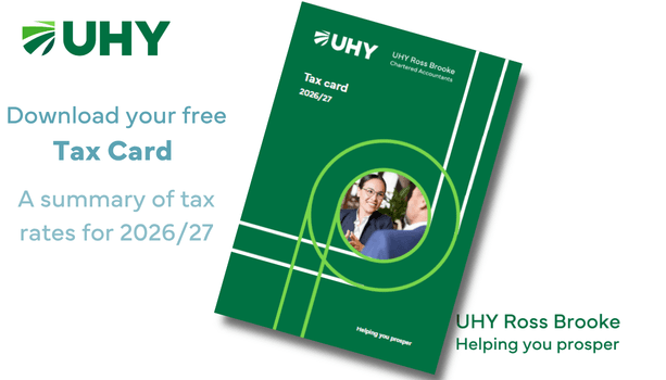 key tax rates for 2026-2027